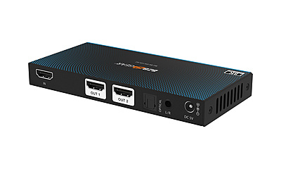 BG-8K-DA12A-G2 | 1x2 8K UHD HDMI 2.1 48Gbps Splitter with Auto Downscaling/Audio De-embedder BG-8K-DA12A-G2 | 1x2 8K UHD HDMI 2.1 48Gbps Splitter with Auto Downscaling/Audio De-embedder