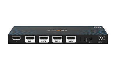 BG-8K-DA14A-G2 | 1x4 8K UHD HDMI 2.1 48Gbps Splitter with Auto Downscalling/Audio De-embedder BG-8K-DA14A-G2 | 1x4 8K UHD HDMI 2.1 48Gbps Splitter with Auto Downscalling/Audio De-embedder