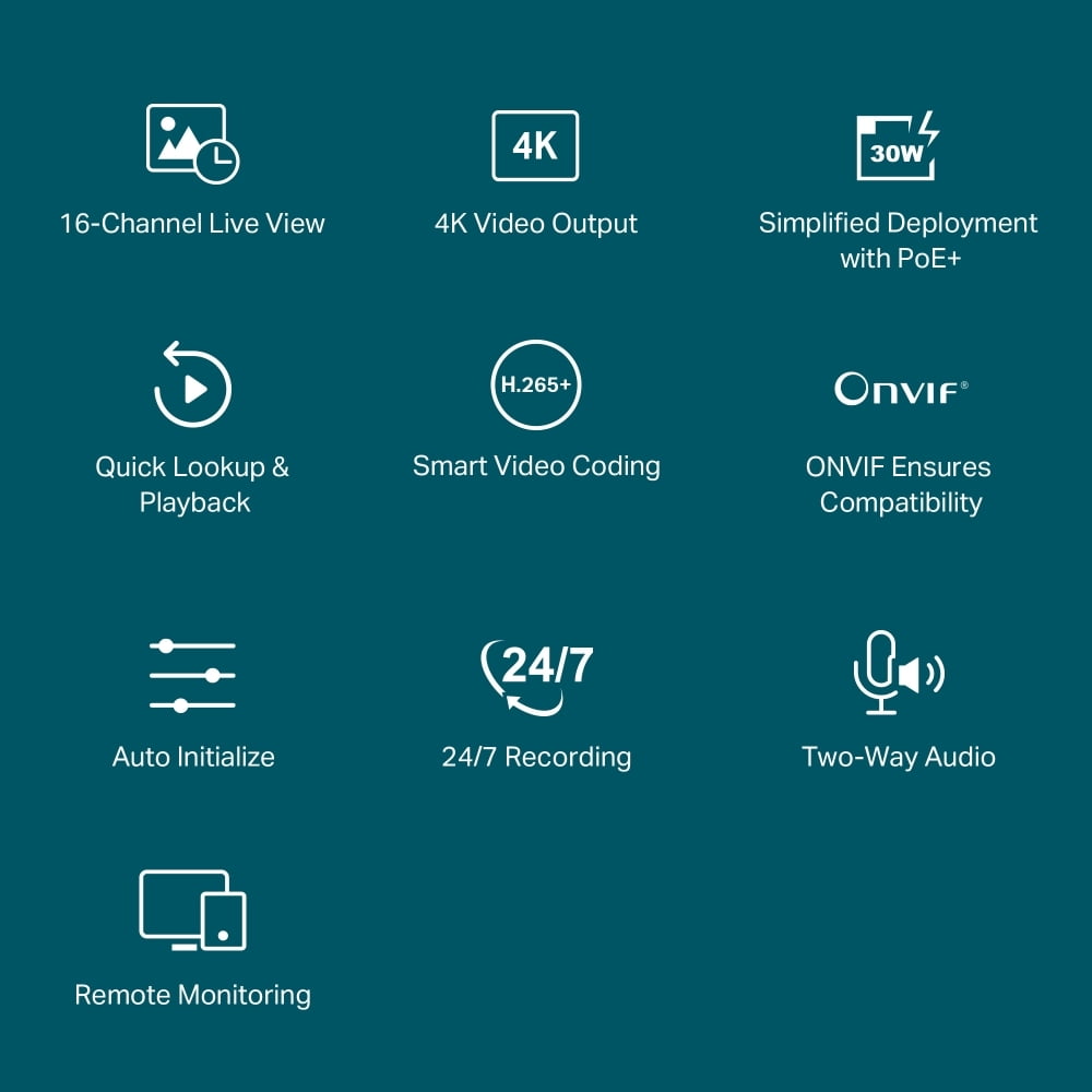 VIGI-NVR2016H-16P VIGI-NVR2016H-16P