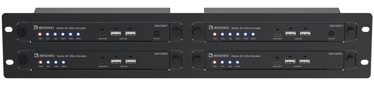 ADTEchno DAV-02HT Dante AV-Ultra USB-C Encoder