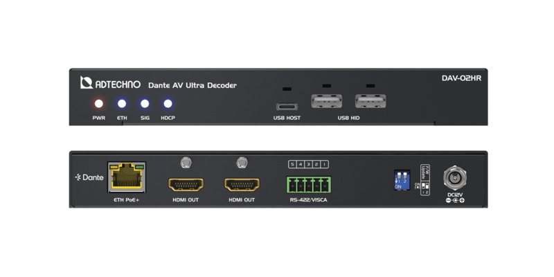Dante AV Ultra Decoder DAV-02HR Dante AV Ultra Decoder DAV-02HR